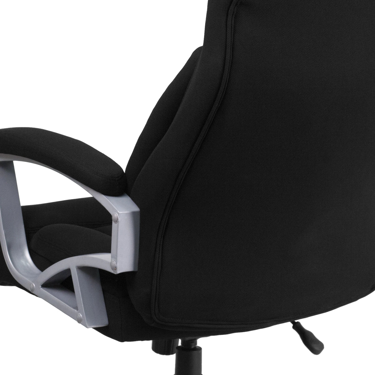 Black Fabric Executive Swivel Office Chair with Arms I839930
