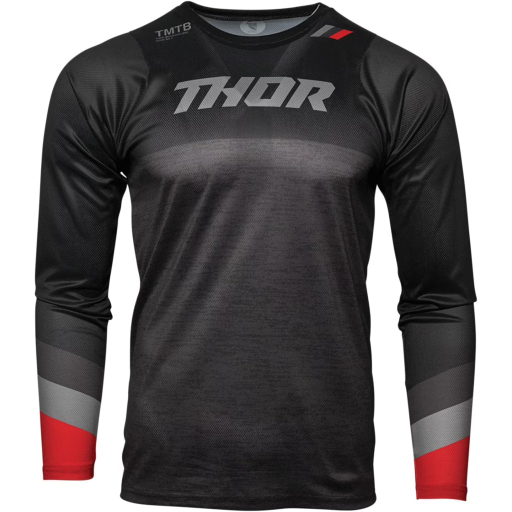 Black/Heather Gray XXL Long Sleeve Mountain Bike Jersey G165657