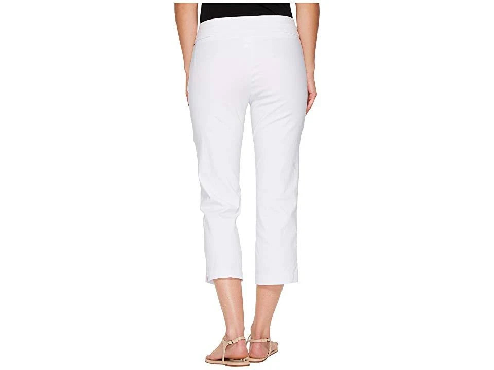 White Pocket Capris, Size 6 U211