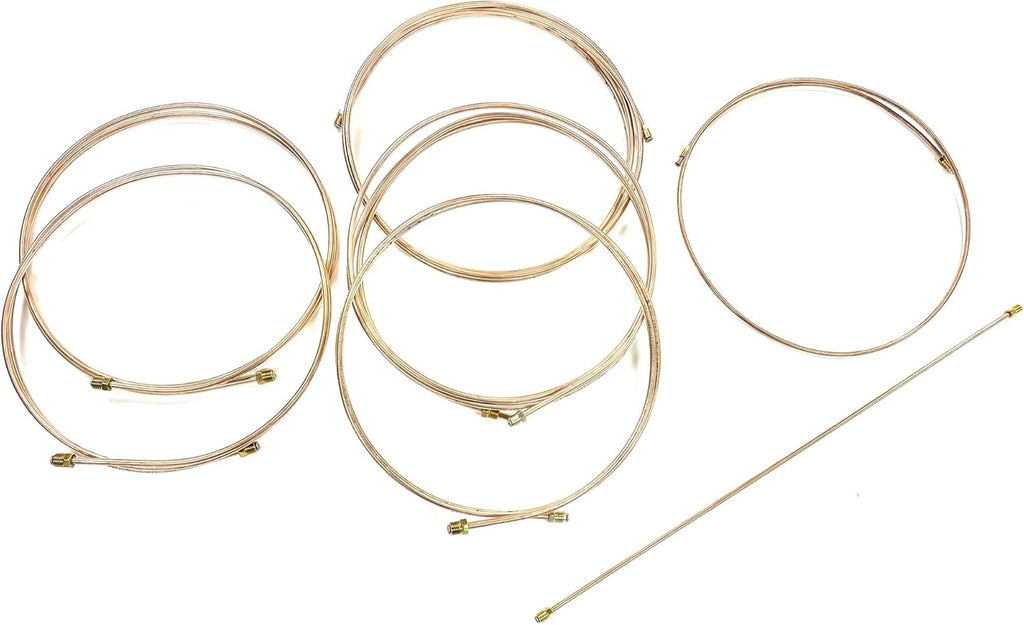 Stainless Steel Brake Line Kit, Pack of 2 Q865