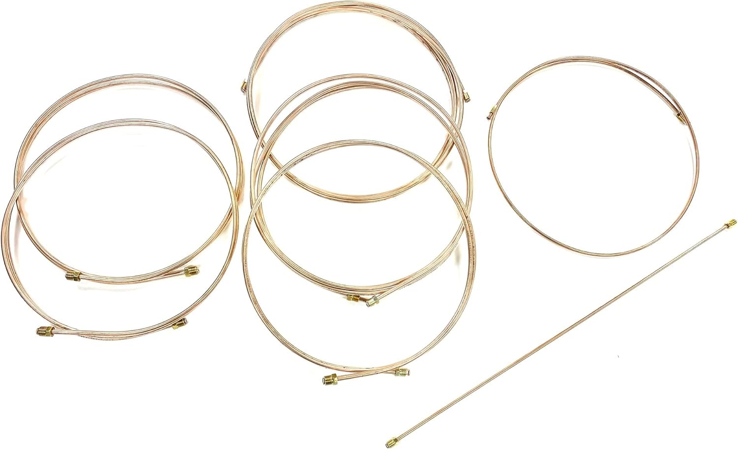 Stainless Steel Brake Line Kit, Pack of 2 Q865