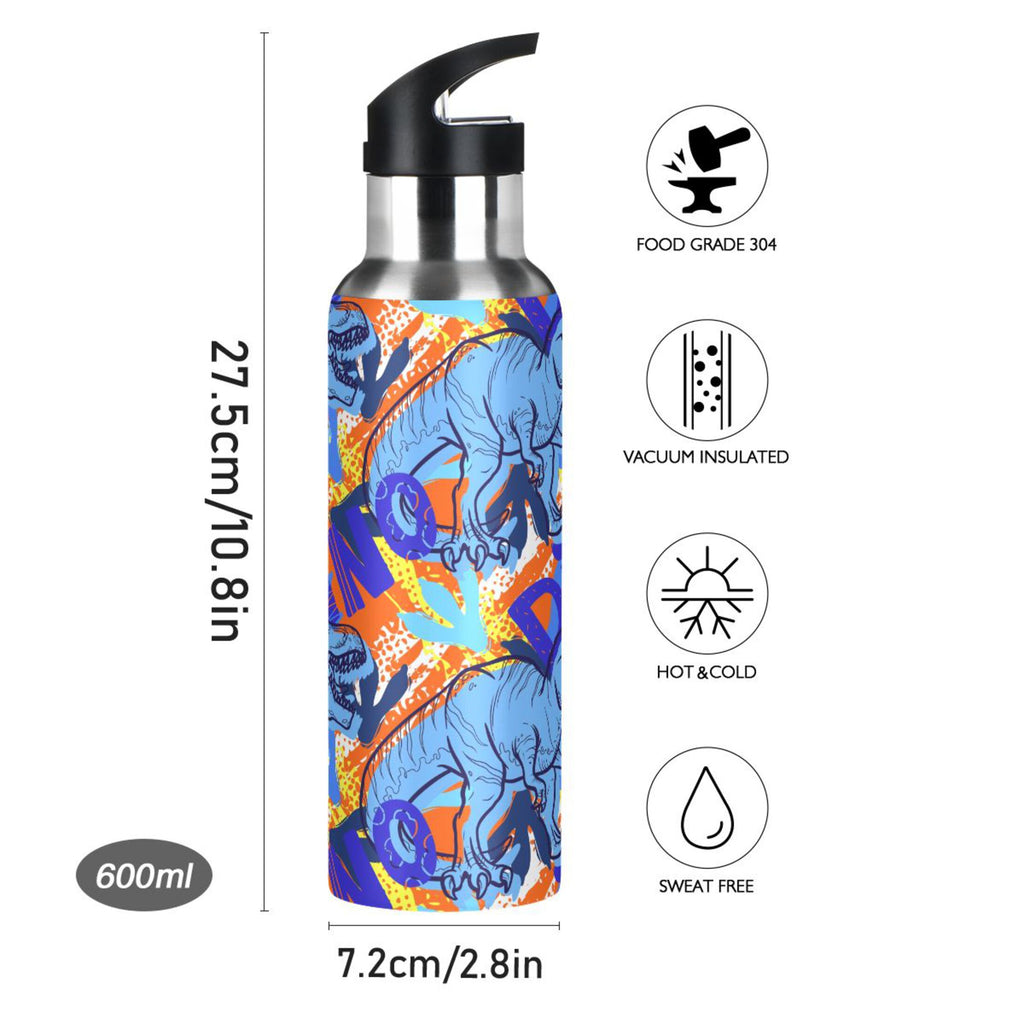Stainless Steel Insulated Water Bottle with Straw Lid R3496