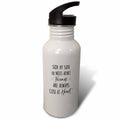 21oz Flip Straw Water Bottle W310