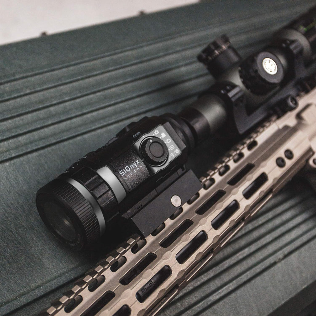 Black Digital Night Vision Camera with Picatinny Rail Mount L7242