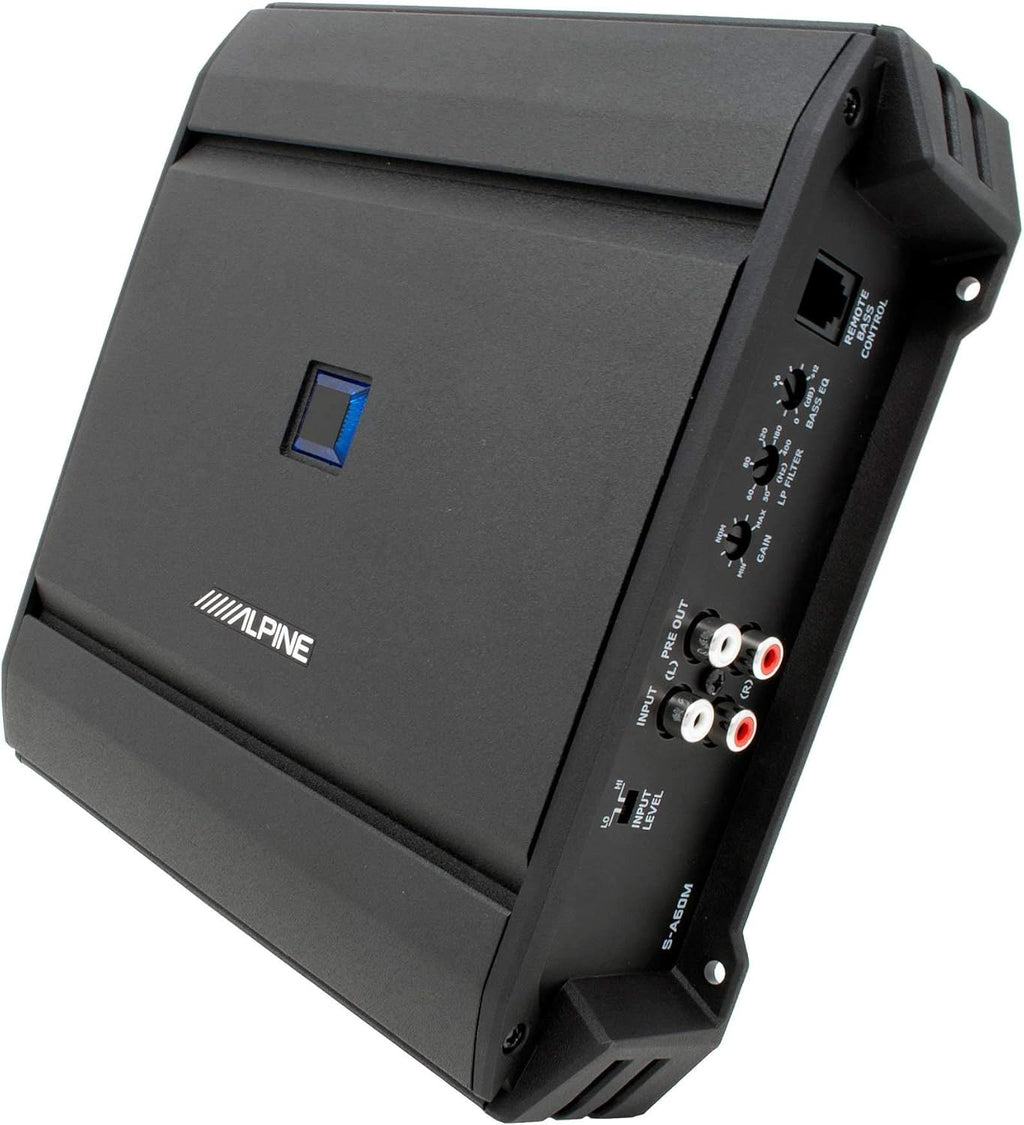 Mono Amplifier and 10" Dual 4-Ohm Subwoofer with Wire Kit Y32435