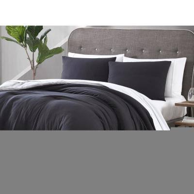 Twin Enzyme Washed 5-Pc. Bed Set Black/Grey G229189