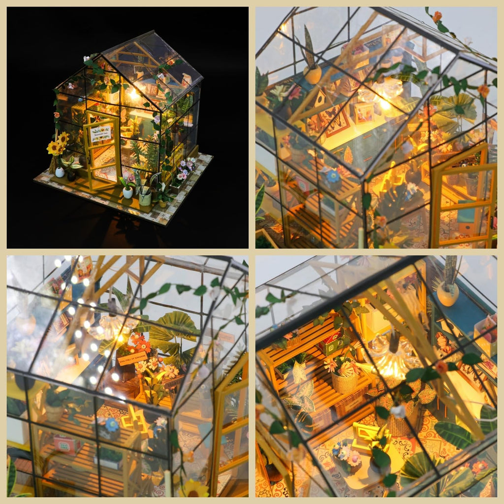 Dollhouse Miniature DIY House Kit with Furniture Z6640