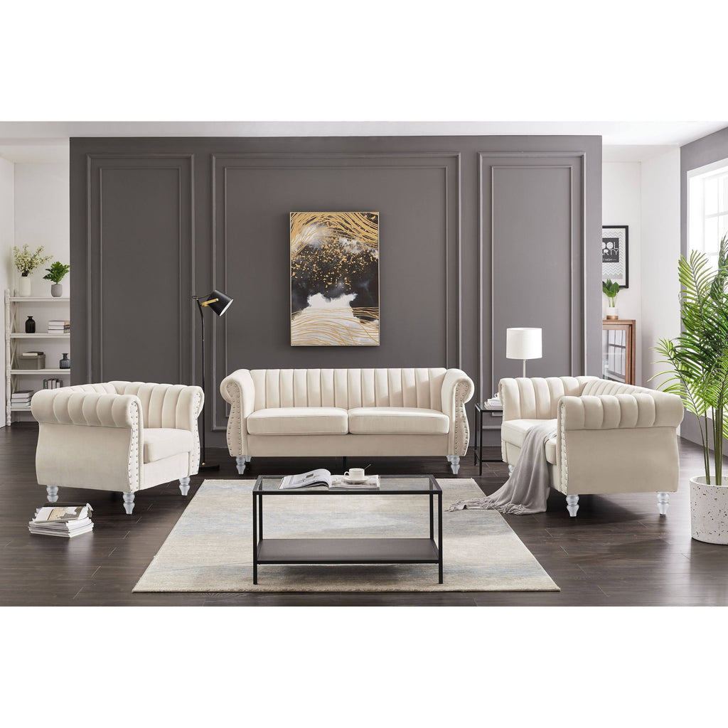 Velvet Chair in Black V10417