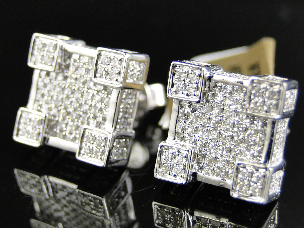 10k White Gold Diamond Earrings (2.50 Ct) R266784