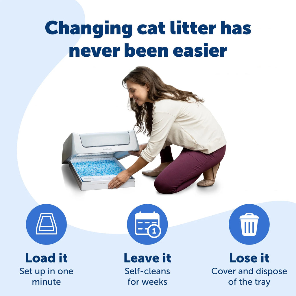Crystal Disposable Cat Litter Tray, Fresh Scent, 1-Pack P229