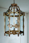 Victorian Bronze Foyer Lantern N529
