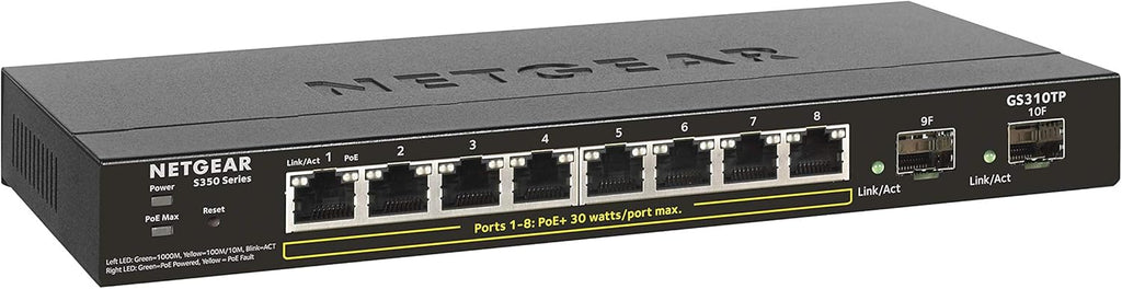 26-Port PoE Gigabit Ethernet Smart Switch, Managed, 24 x PoE+ @ 190W, 2 x 1G SFP, Desktop or Rackmount S7594