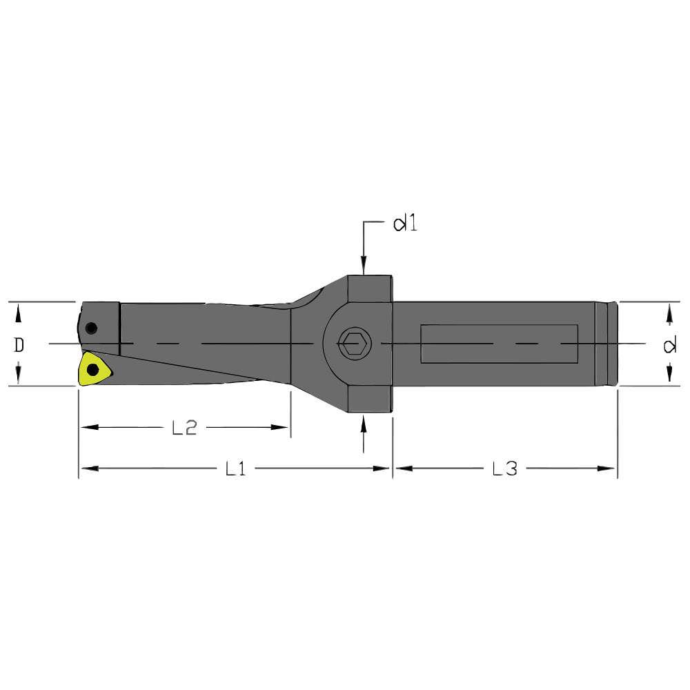 Indexable Drill F512456