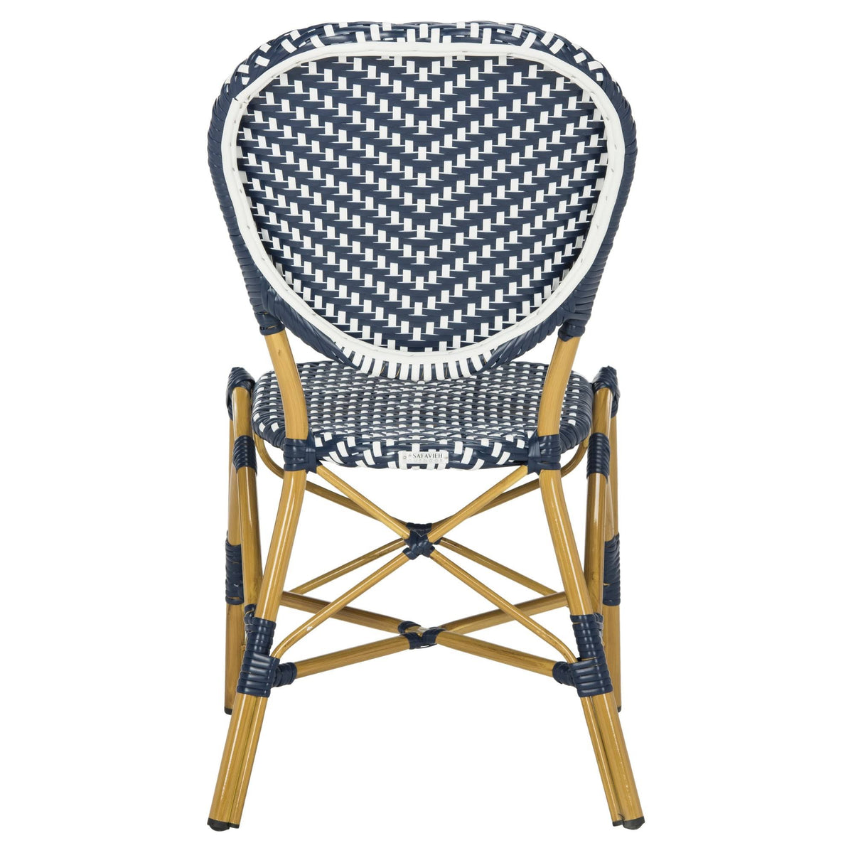 Navy/White Bistro Side Chair (Set of 2) K686776
