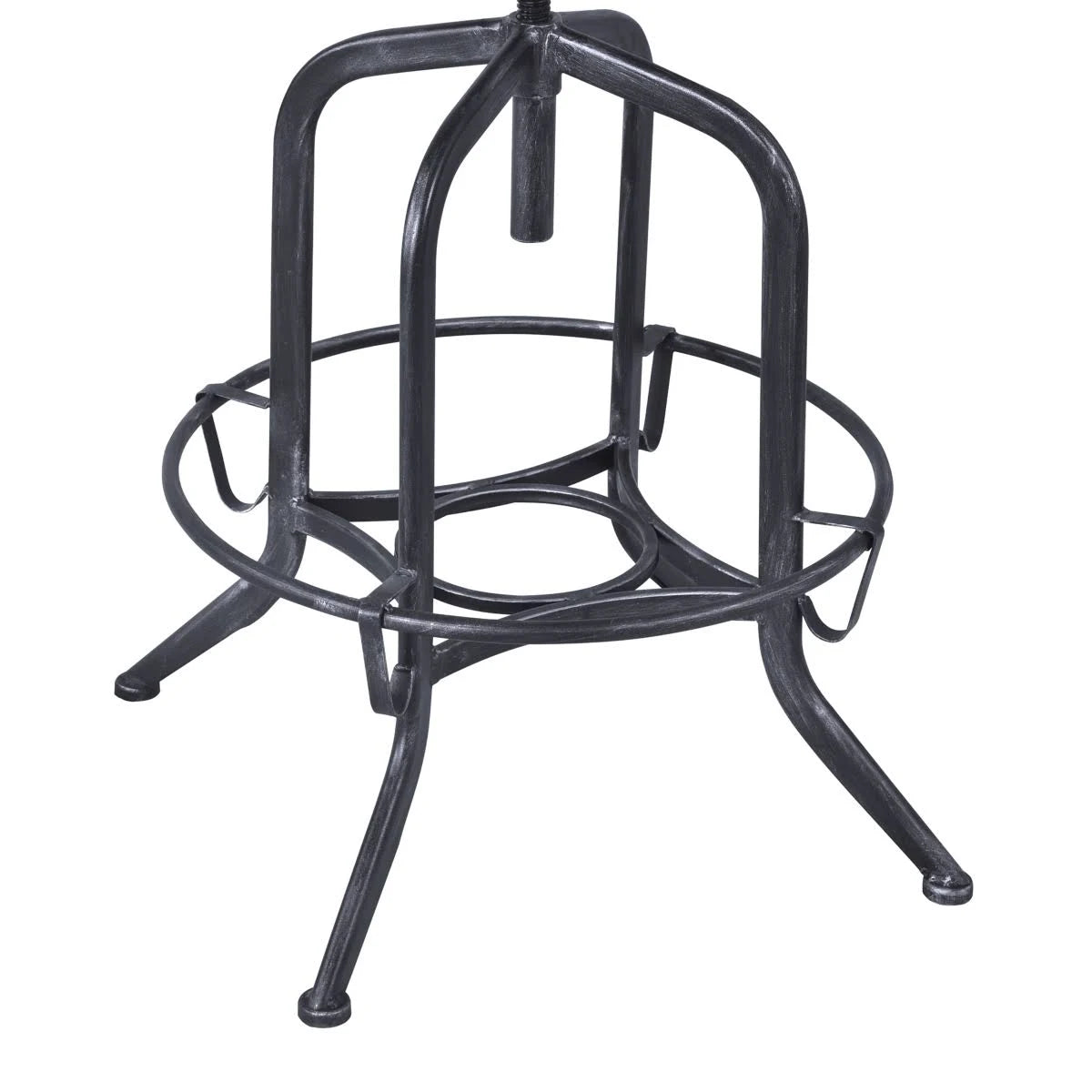 Grey Pine Industrial Adjustable Barstool O9965