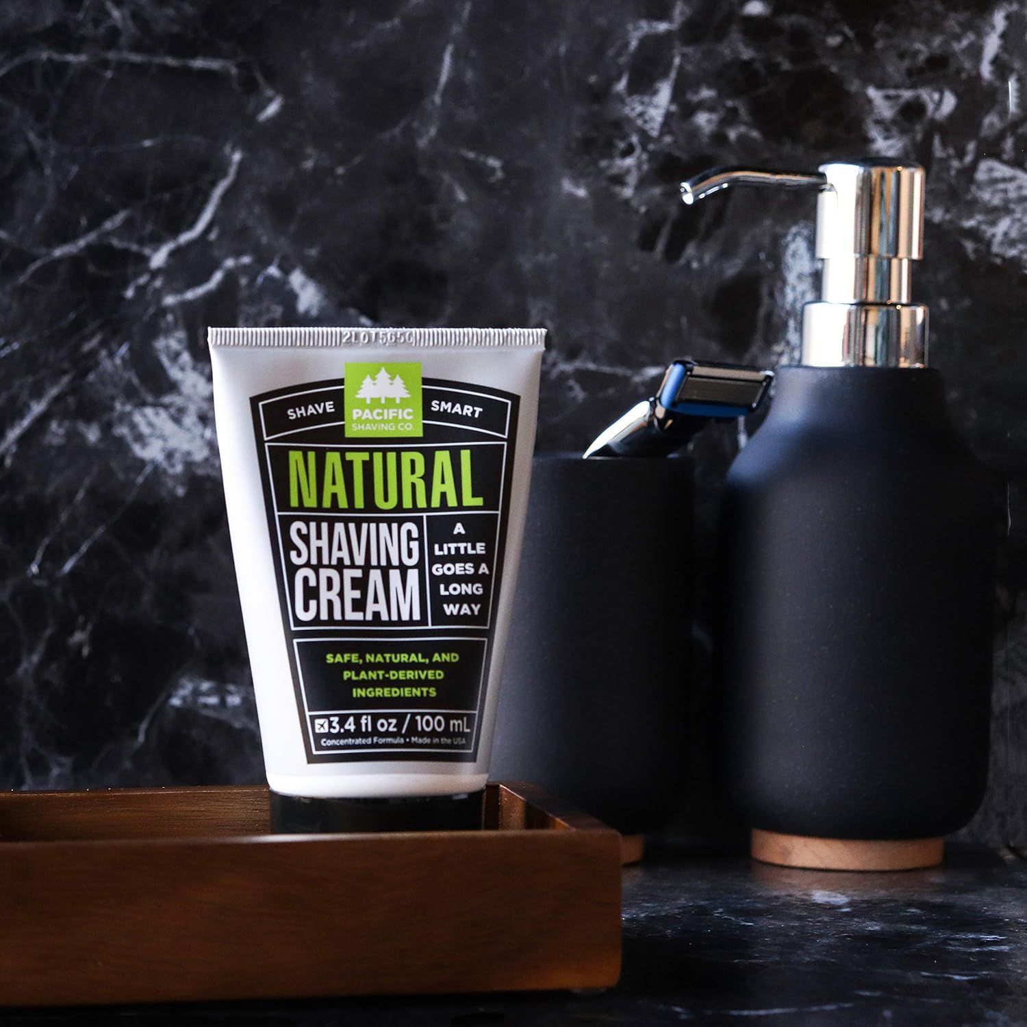 All Natural Shaving Cream, 3.4 oz (Pack of 12) F454