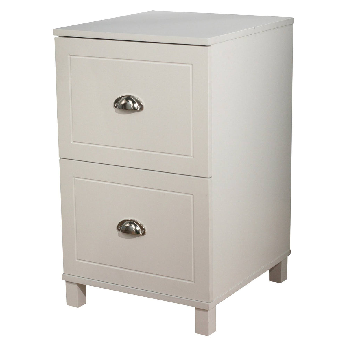 Antique White Two Drawer Filing Cabinet T83444