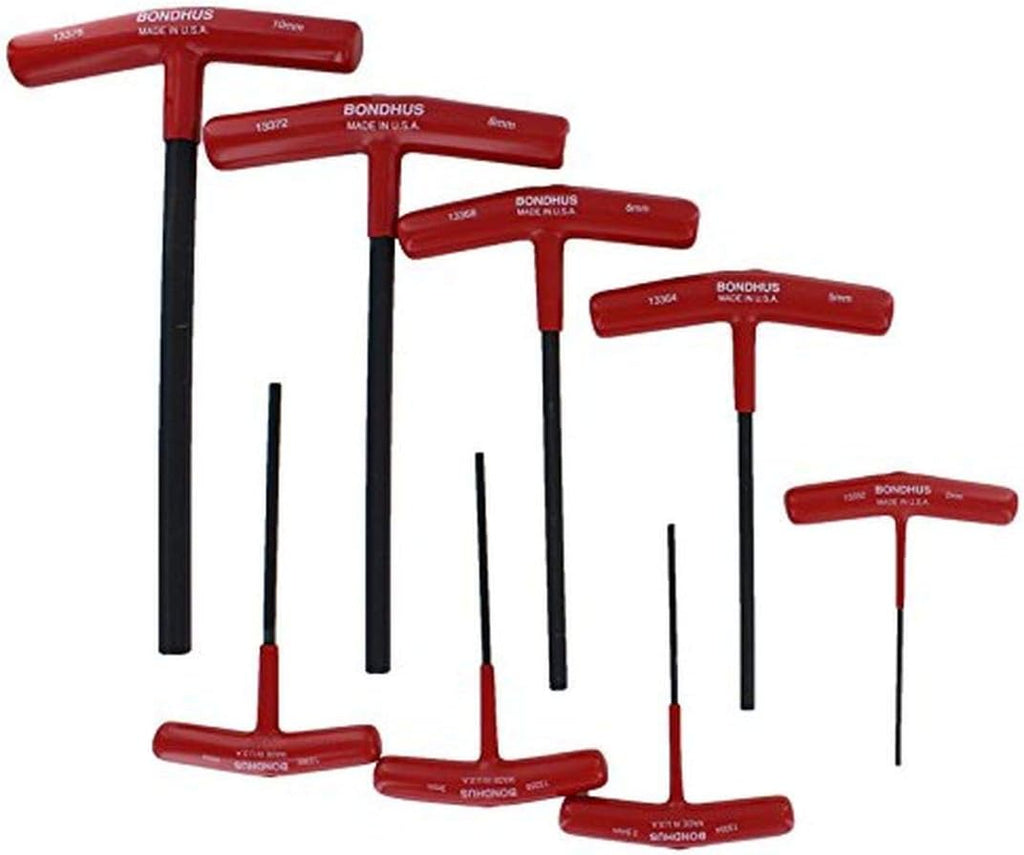 Set of 8 Hex T-handles with Stand C1877