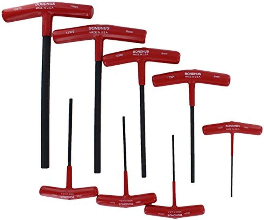 Set of 8 Hex T-handles with Stand C1877