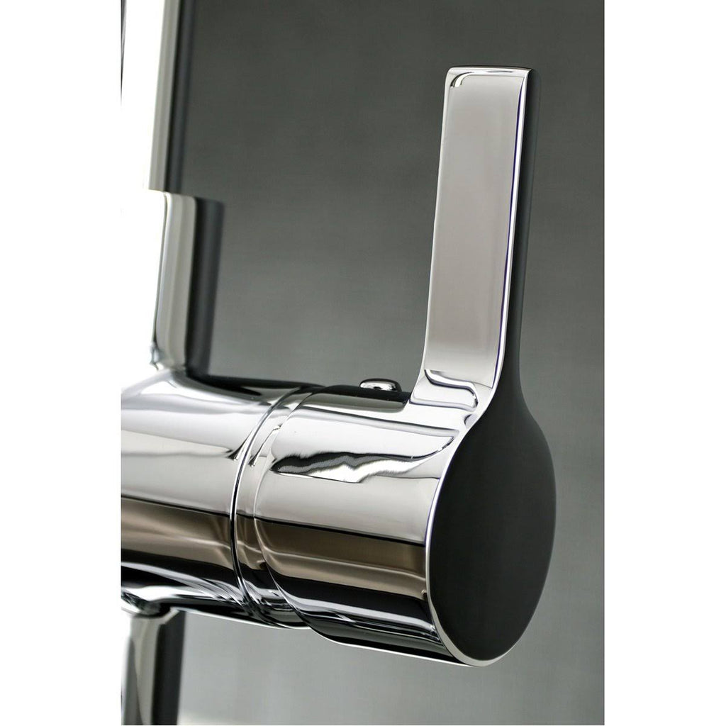 Brushed Nickel Single-Handle Pull-Down Kitchen Faucet L27884