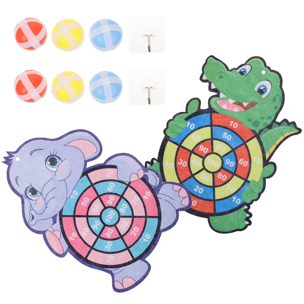 2 Sets Magnetic Plastic Dart Board Game A916400