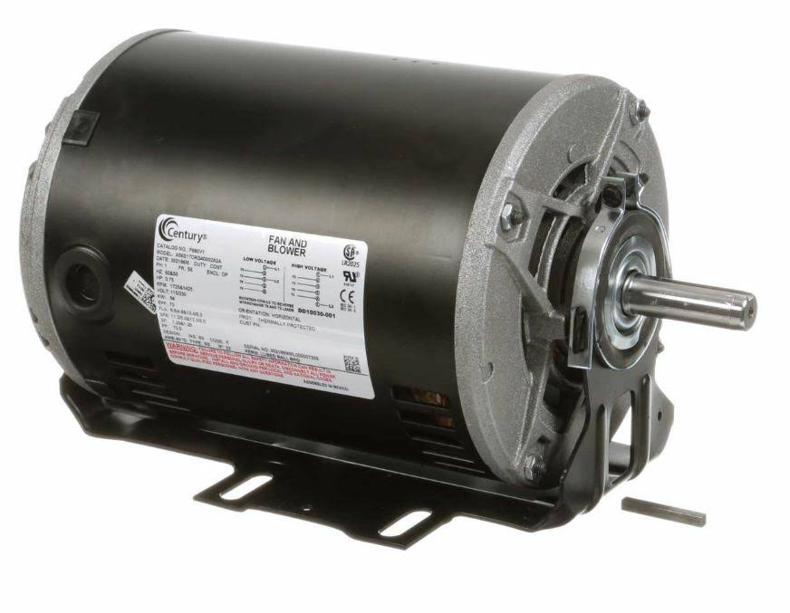 3/4 HP Belt Drive Motor, Split-Phase, 1725 RPM, 115/230V AC J1892