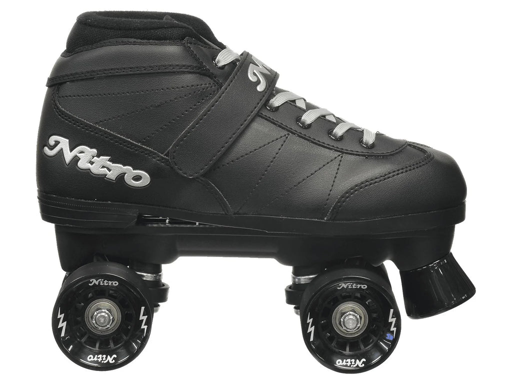 Black Quad Speed Roller Skates D82095