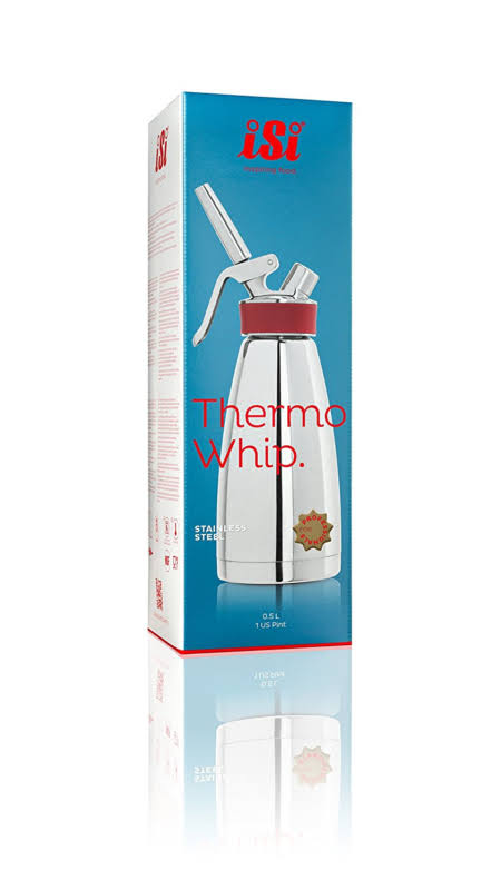 1-Pint Polished Stainless Steel Cream Whipper I58839