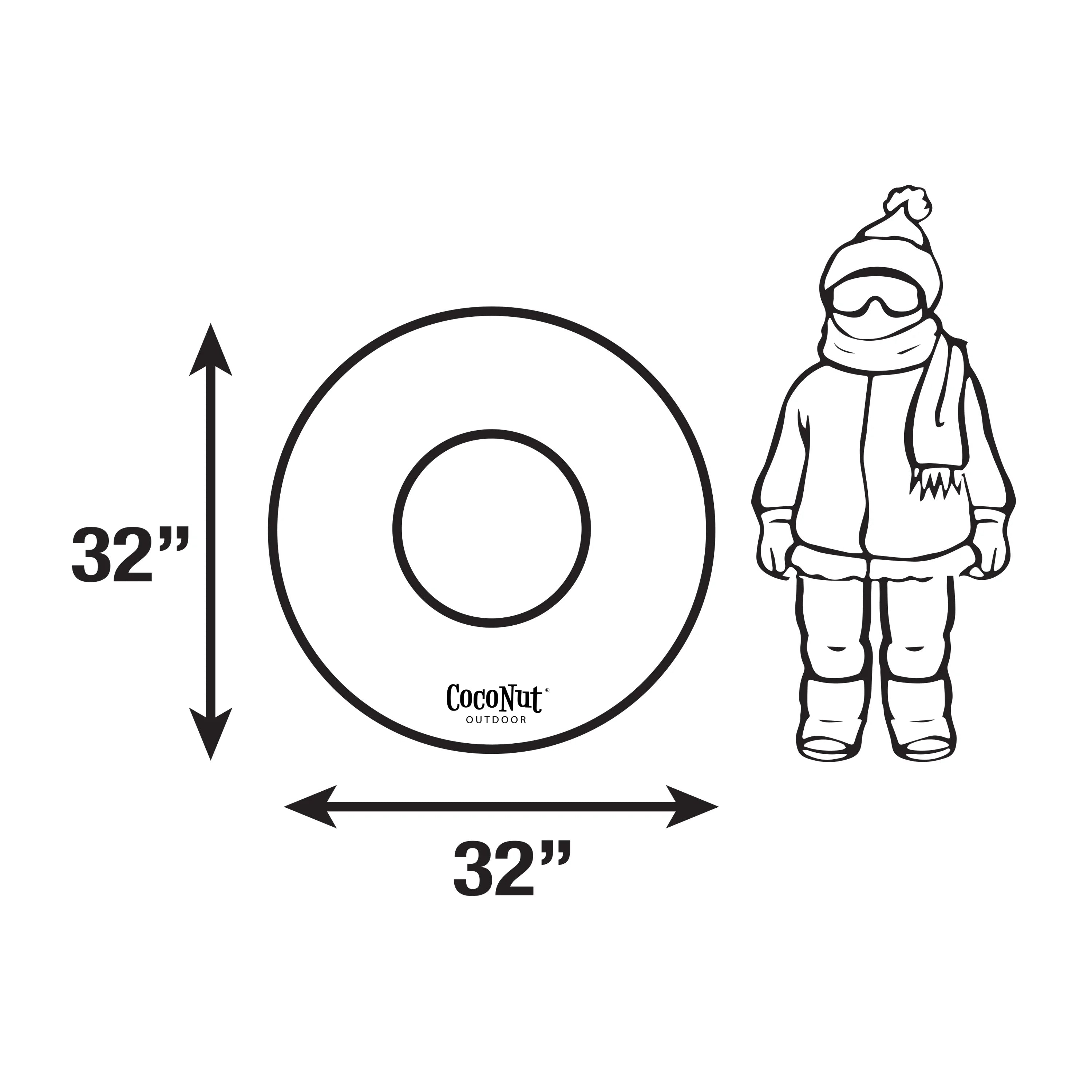 Inflatable Penguin Snow Ring Snow Sled Toboggan W901