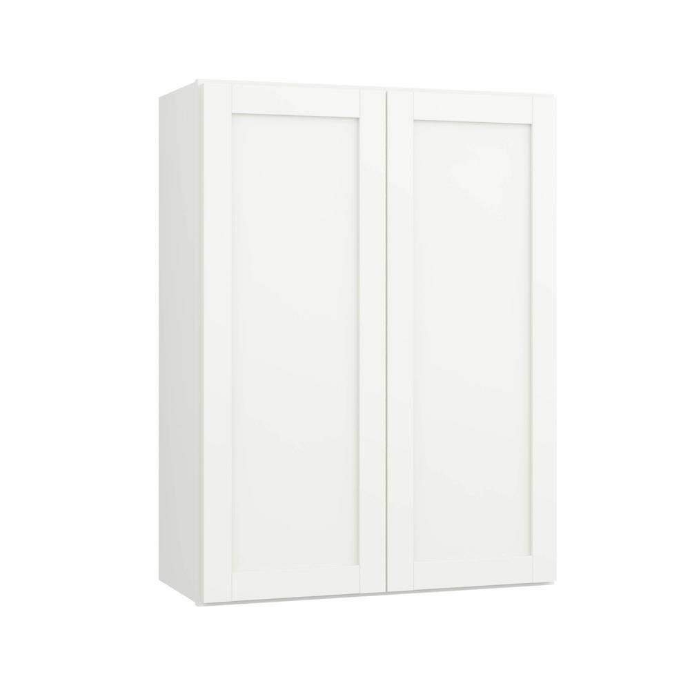 White Laminate Wall Kitchen Cabinet 27 in. x 36 in. x 12 in. S12622