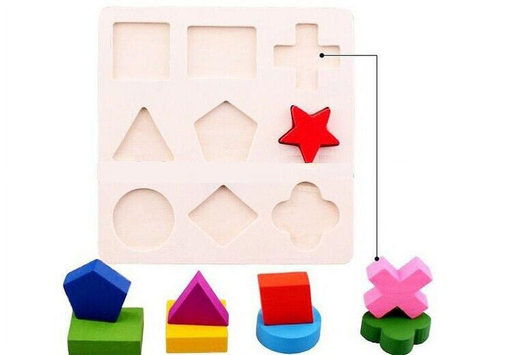 Wooden Colorful Shape Puzzle T5261