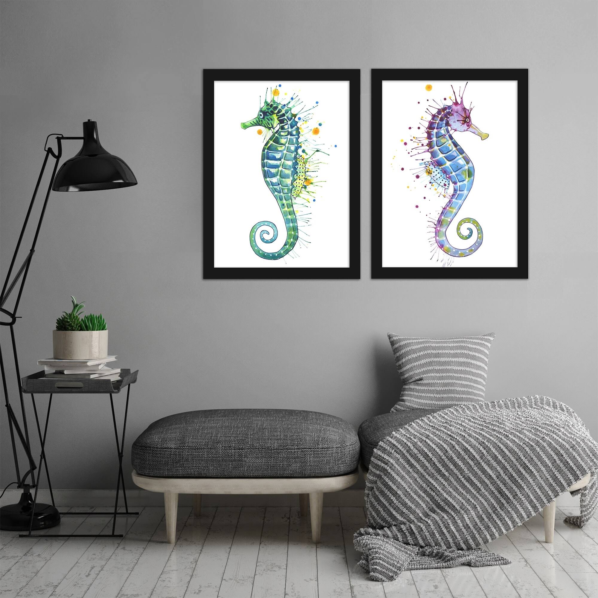 Black Framed Print Set M7100