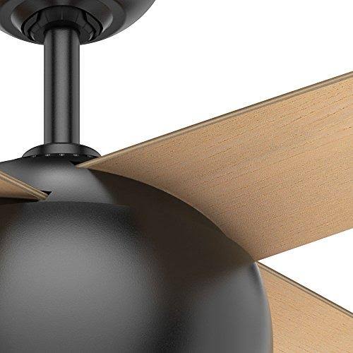 54x22 Matte Black Ceiling Fan with LED Light Z815970