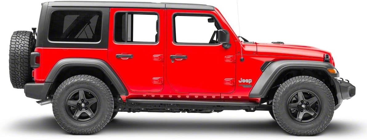 Tubular Rock Sliders for Jeep Wrangler JL 4-Door C24708
