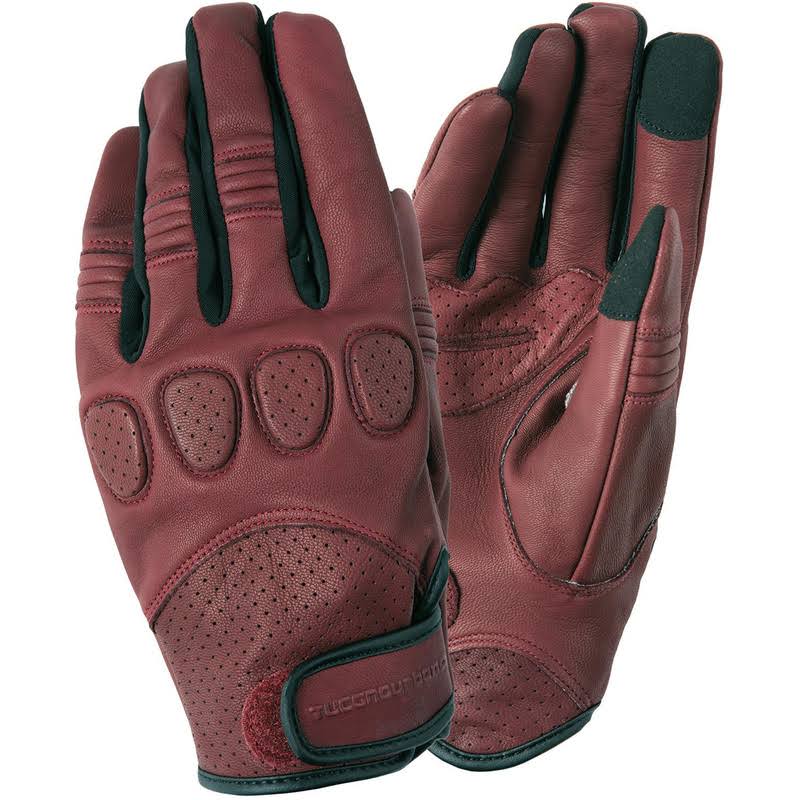 Burgundy Red Gloves Size M O535