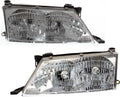 Headlight Assembly Compatible with 1998-1999 Toyota Avalon Halogen, Set of 2 S385608