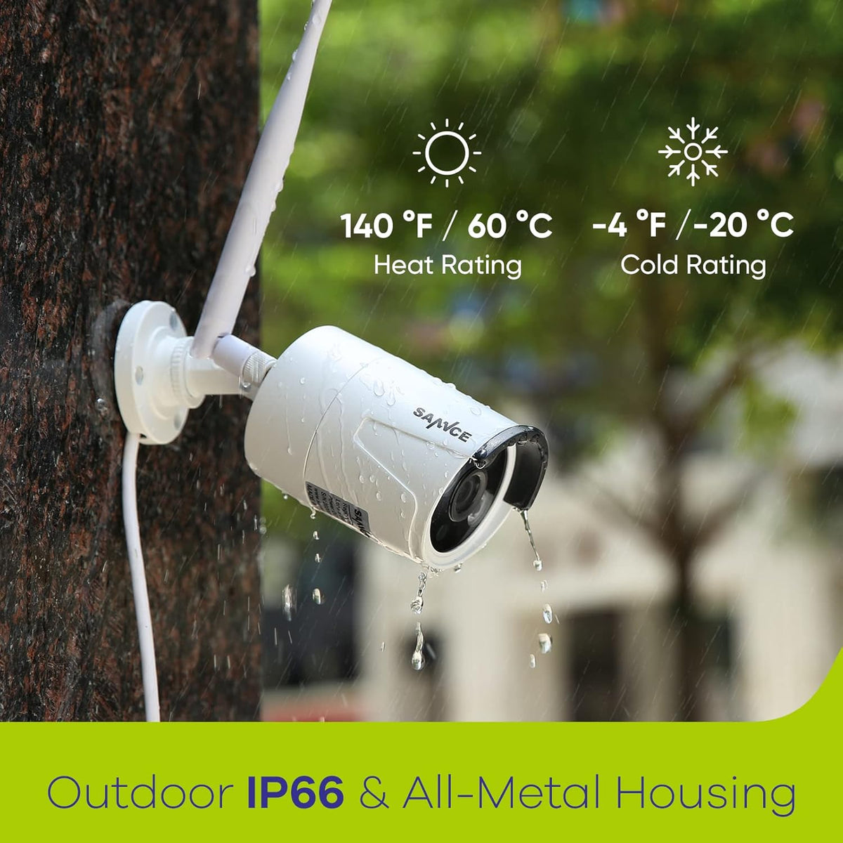 3MP Wireless Security Camera with Night Vision W852877