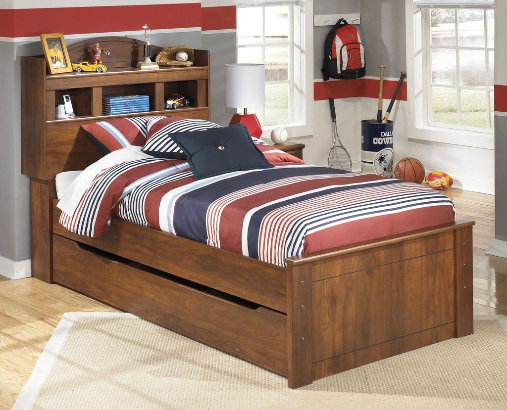 Twin Bookcase Headboard Brown E731780