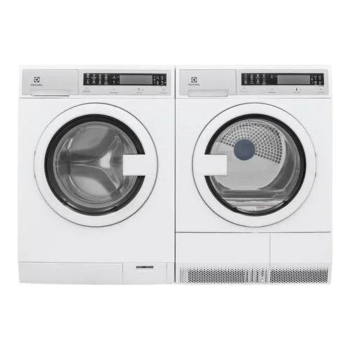 24" White Washer and Electric Dryer Laundry Pair Q1688