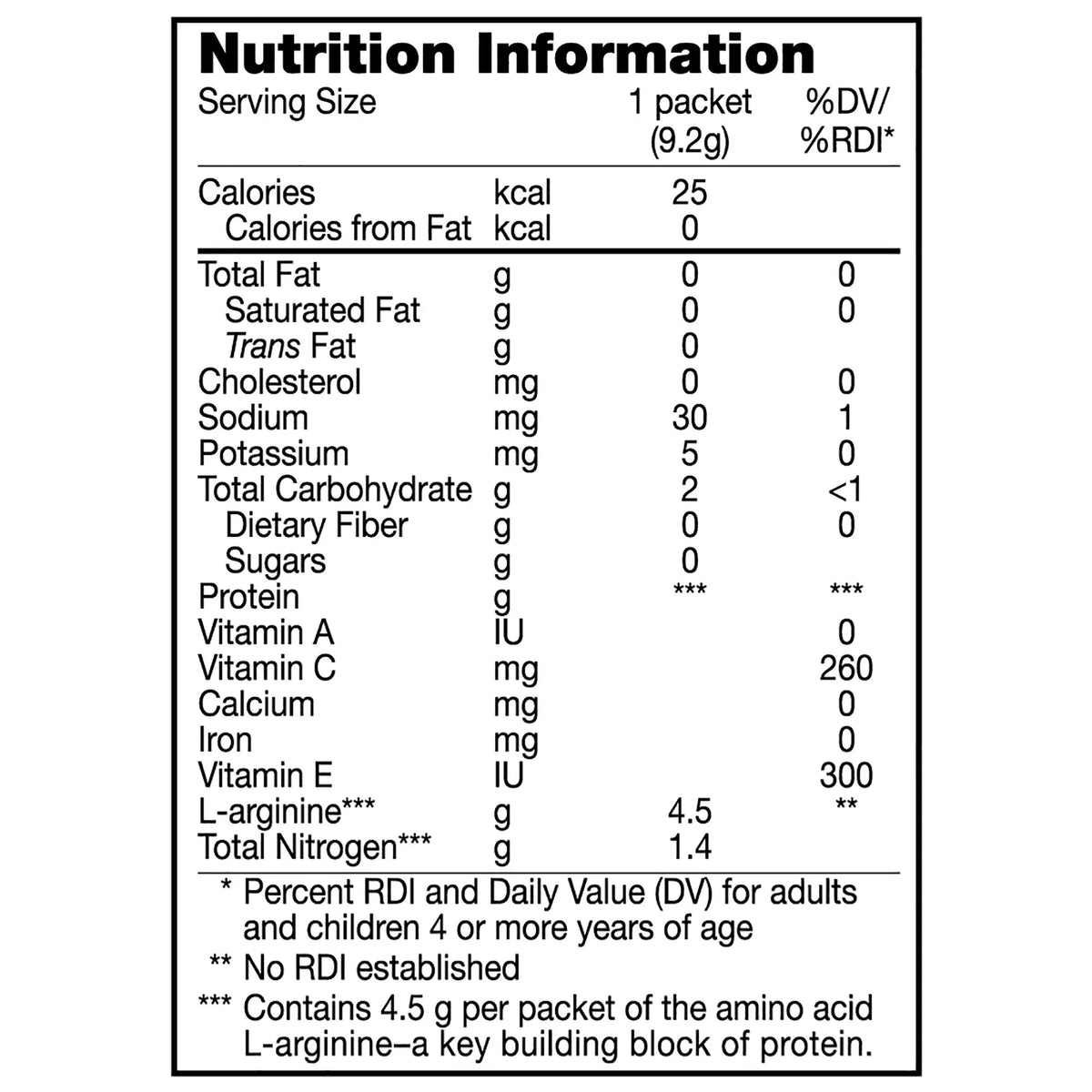 Orange Oral Supplement 14 Ct I82306