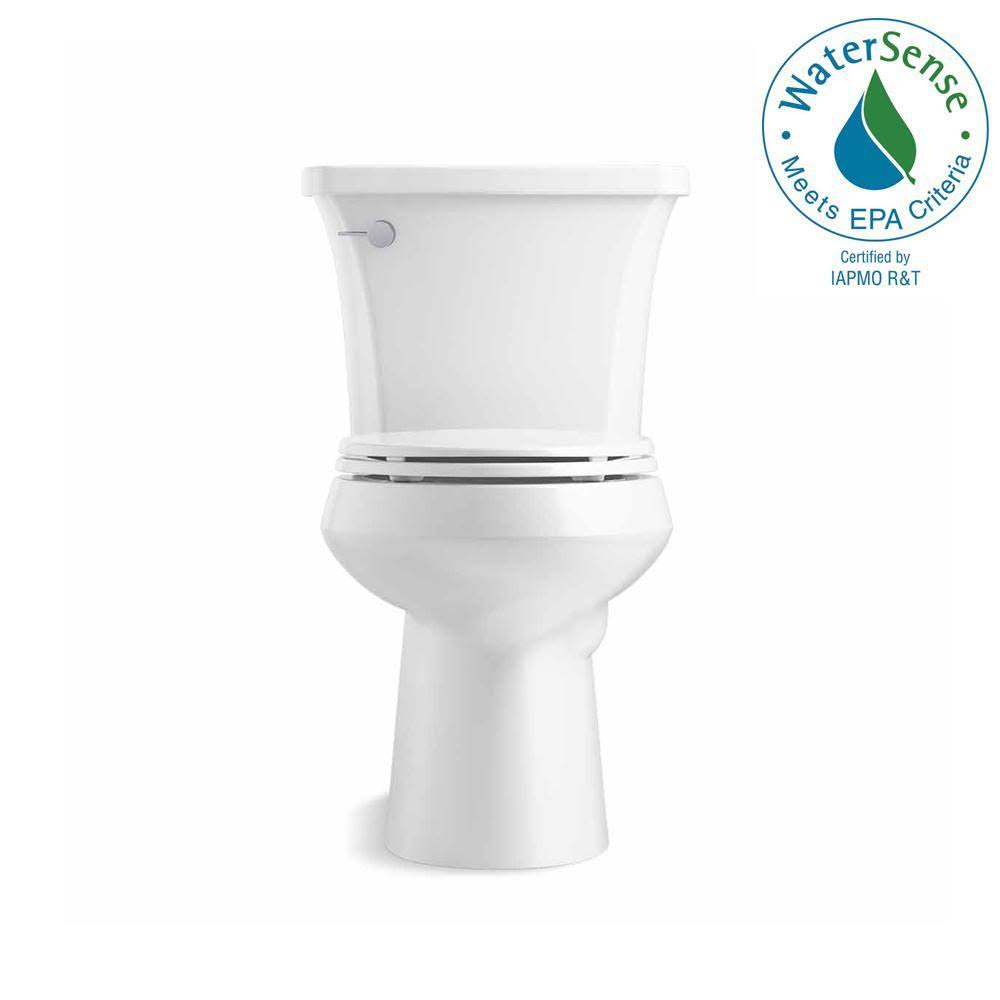 2-Piece 1.28 GPF Single Flush Elongated Toilet in White Z1859
