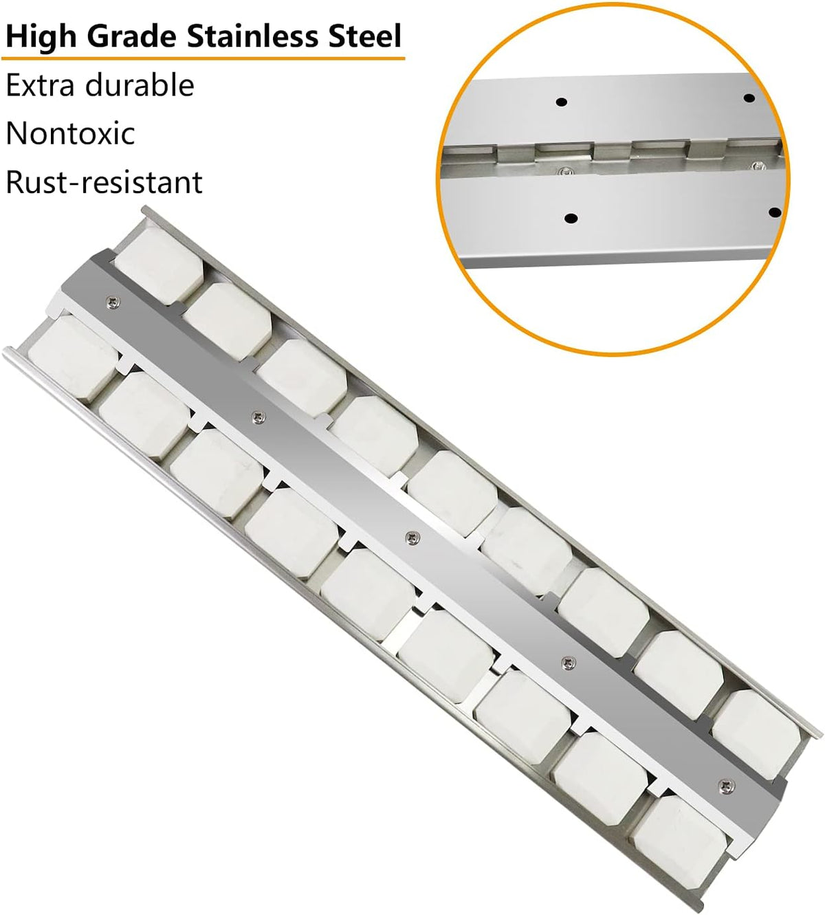 Heavy Duty Stainless Steel Grill Briquette Tray, Pack of 2 D76495