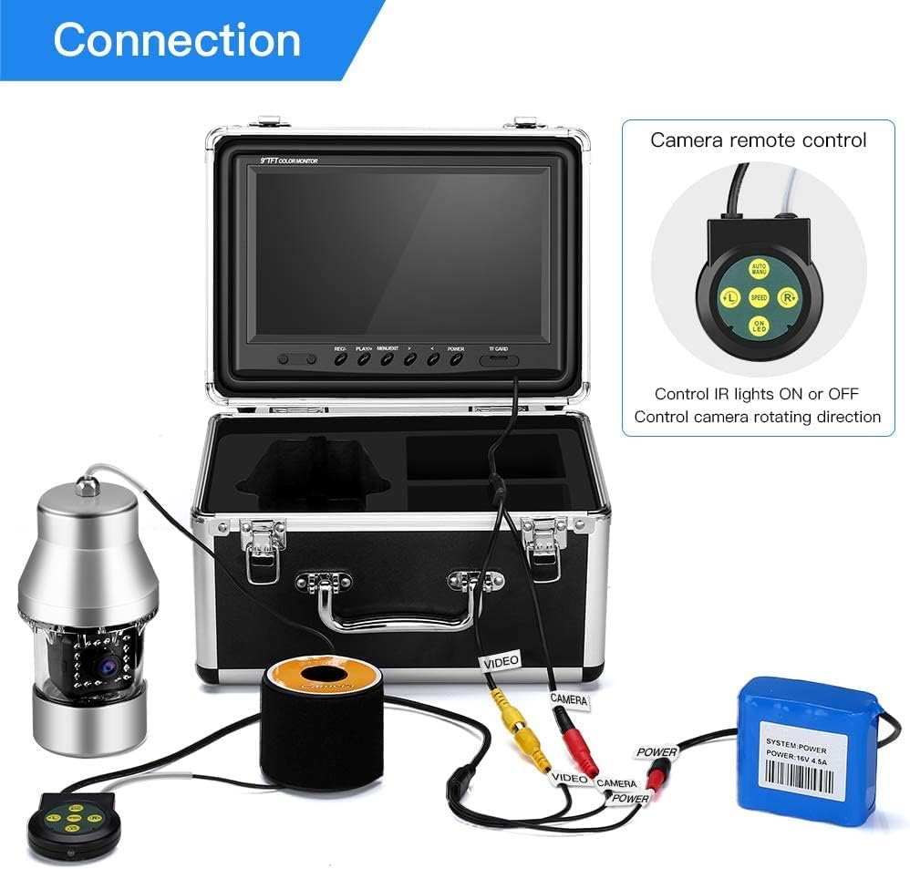 9 inch Color Screen Underwater Fishing Camera with 30M Cable X850340