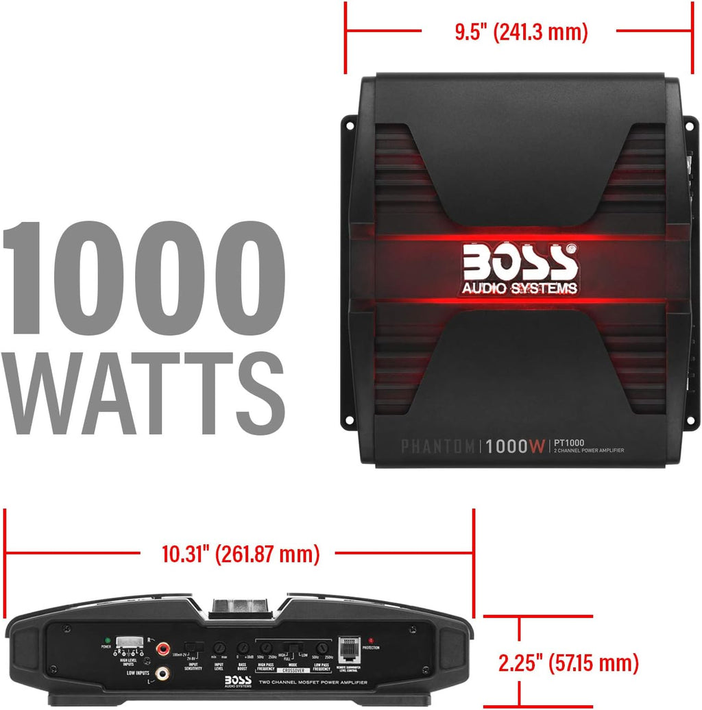2 Channel Car Amplifier 1000 Watts U859814