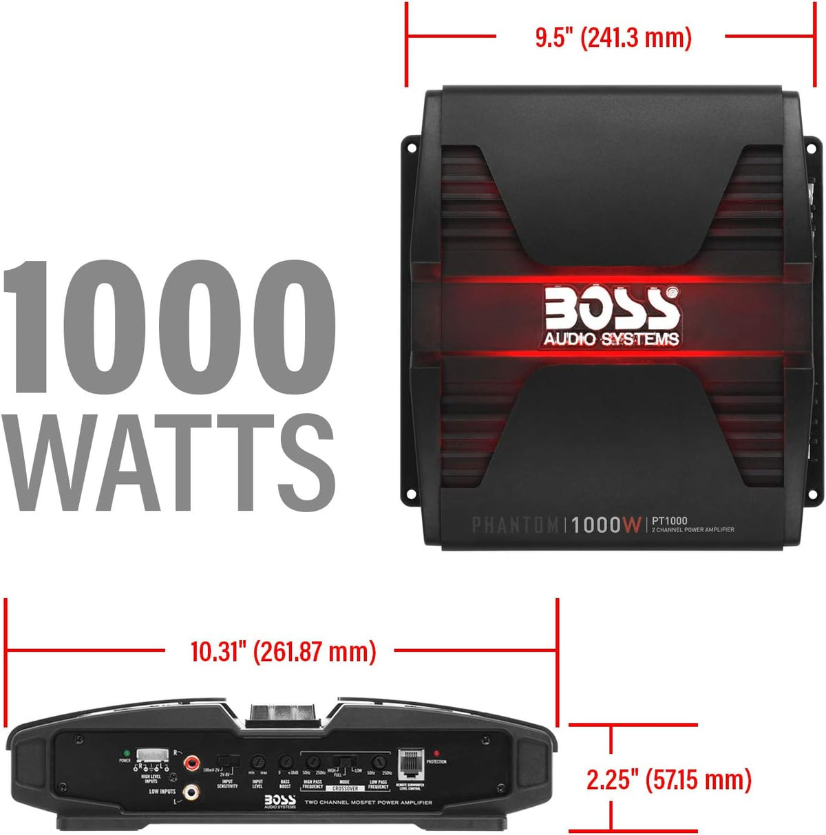 2 Channel Car Amplifier 1000 Watts U859814