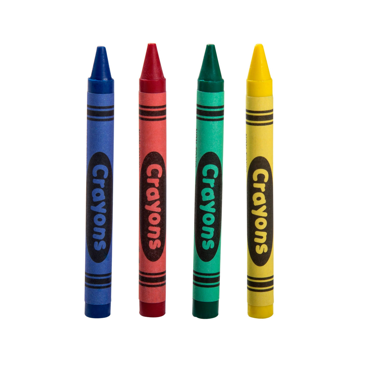 4 Color Bulk Crayons, Case of 3,000 W158