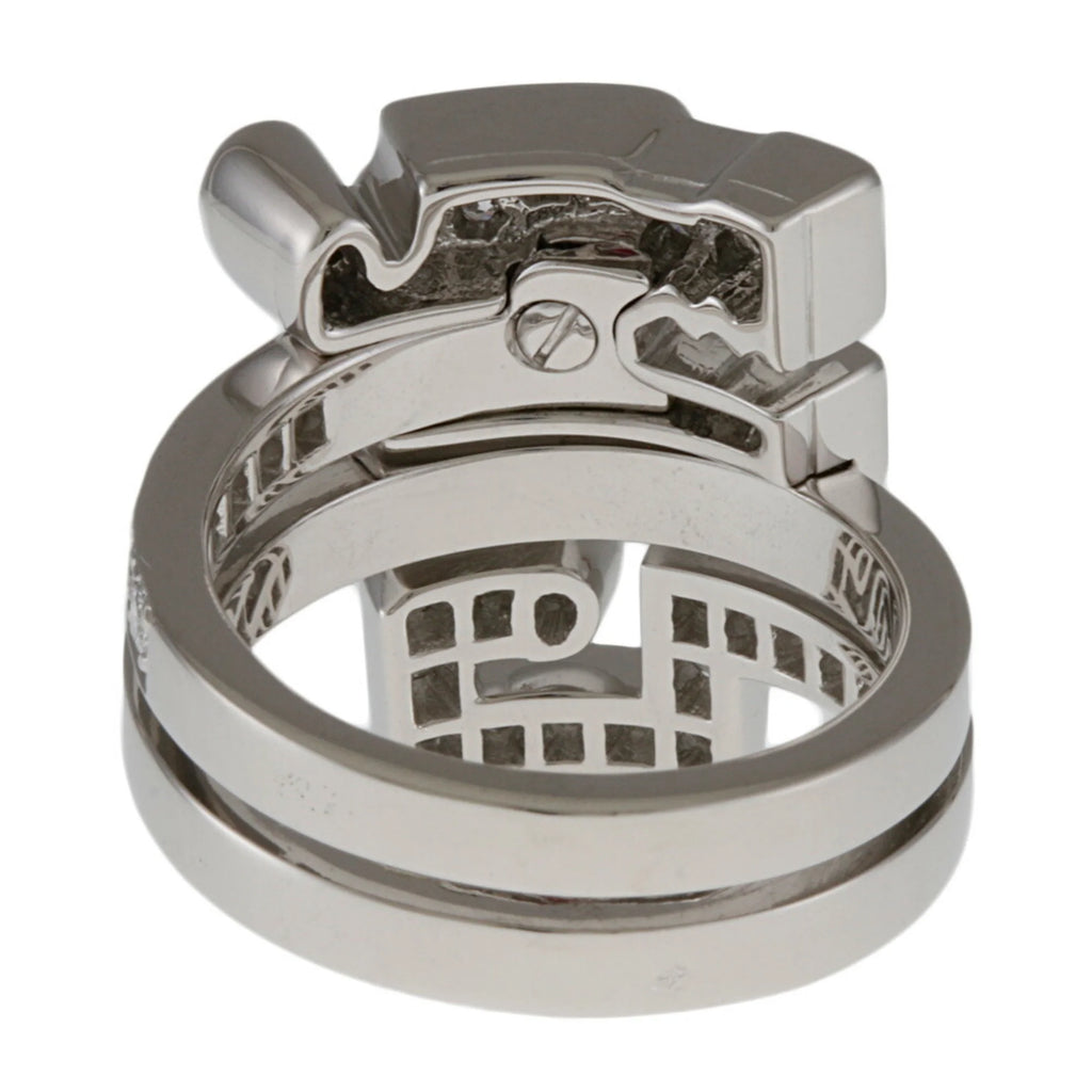 18K White Gold Diamond Ring L29636