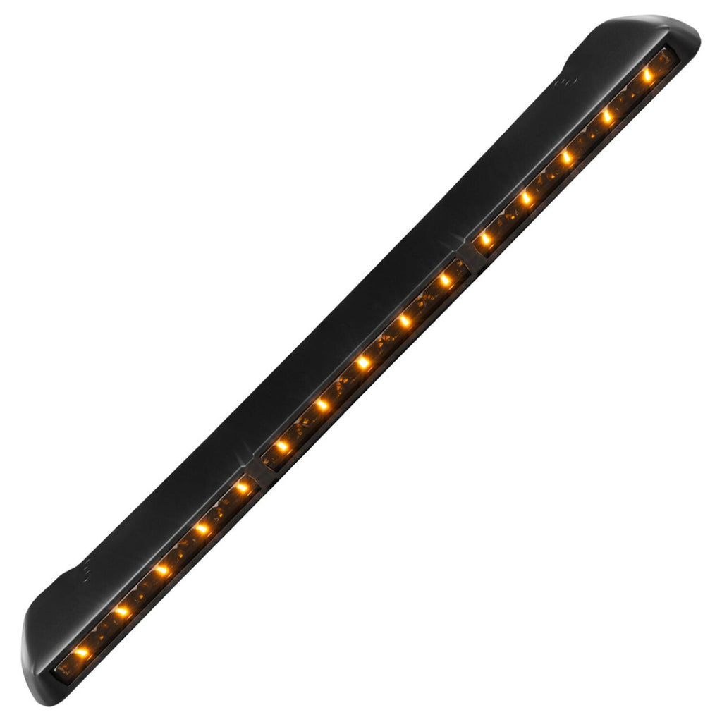 Black Integrated Windshield Roof LED Light Bar System Y28836