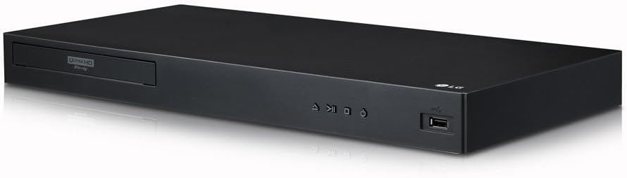 4k Ultra-HD Blu-Ray Player with HDR Compatibility, HDMI Cable Black R869