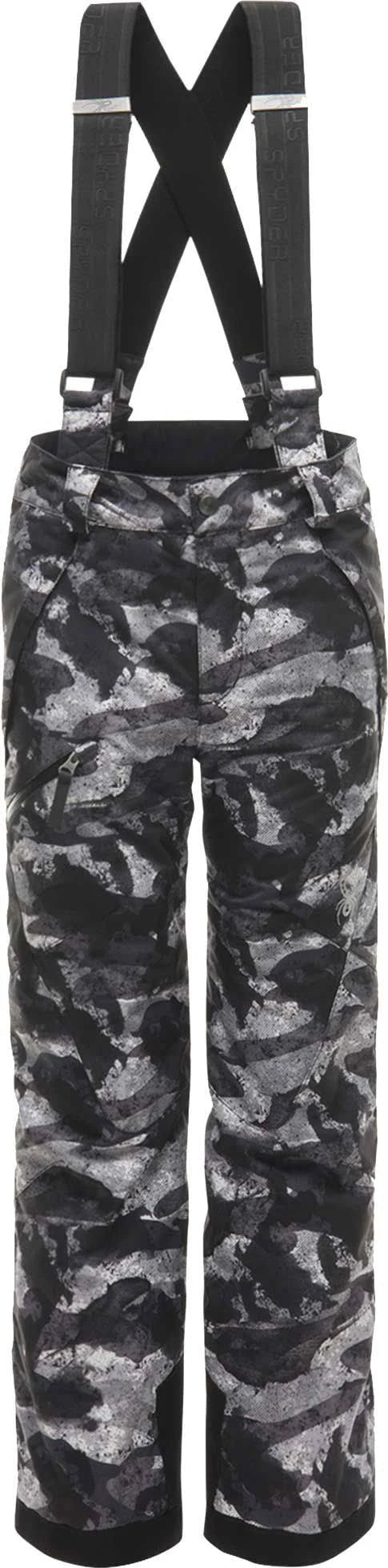 Camo Distress Print/Black Boys Pant D63044